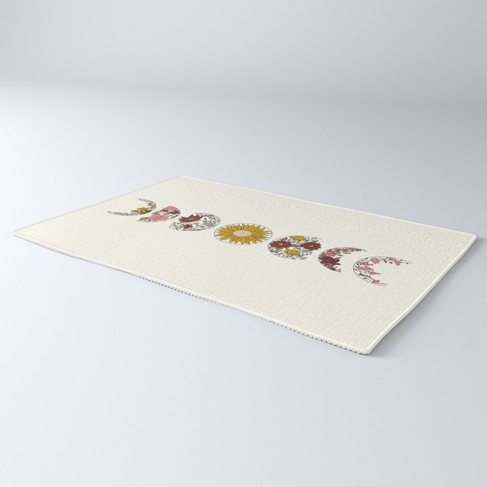 Floral Phases of the Moon Rug Gallery Image 3