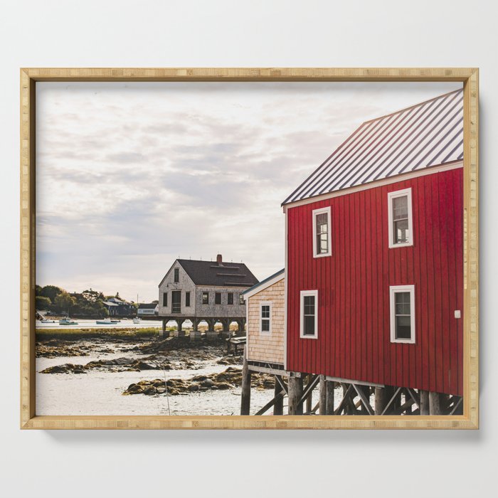 Coastal Maine Mornings I Serving Tray Gallery Image 1