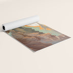 Summer Moonrise In The Sierra Mountains Yoga Mat Gallery Image 2