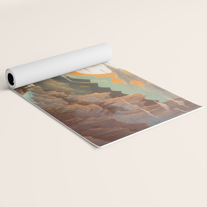 Summer Moonrise In The Sierra Mountains Yoga Mat Gallery Image 2