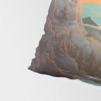 Summer Moonrise In The Sierra Mountains Pillow Sham Gallery Image 4