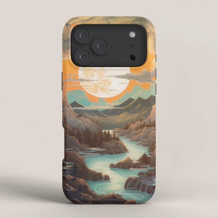 Summer Moonrise In The Sierra Mountains iPhone Case Gallery Image 4