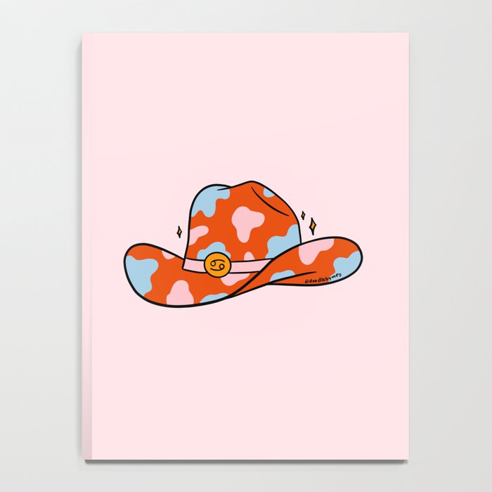 Cancer Cowboy Hat Notebook Gallery Image 4