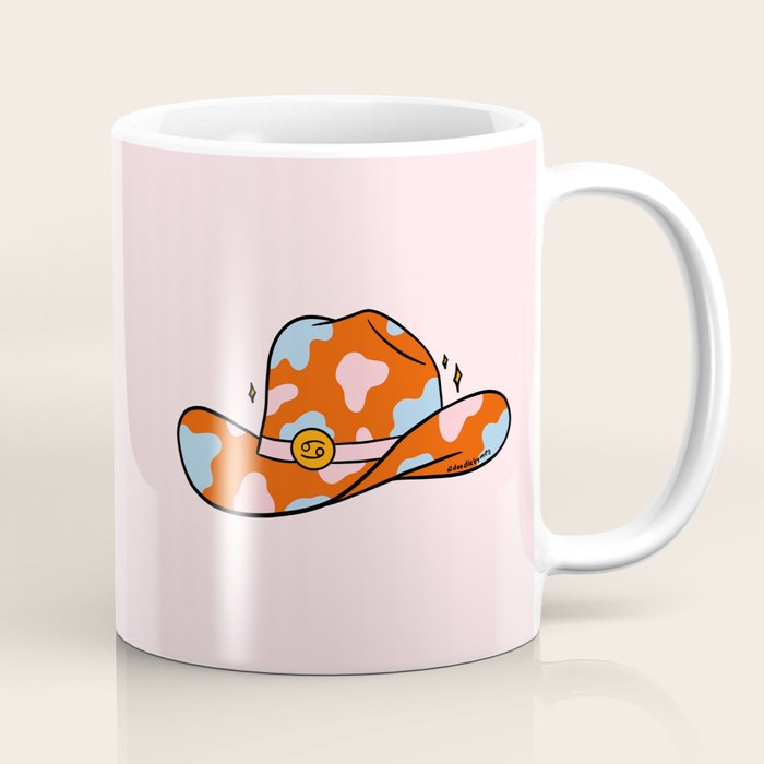 Cancer Cowboy Hat Coffee Mug Gallery Image 1