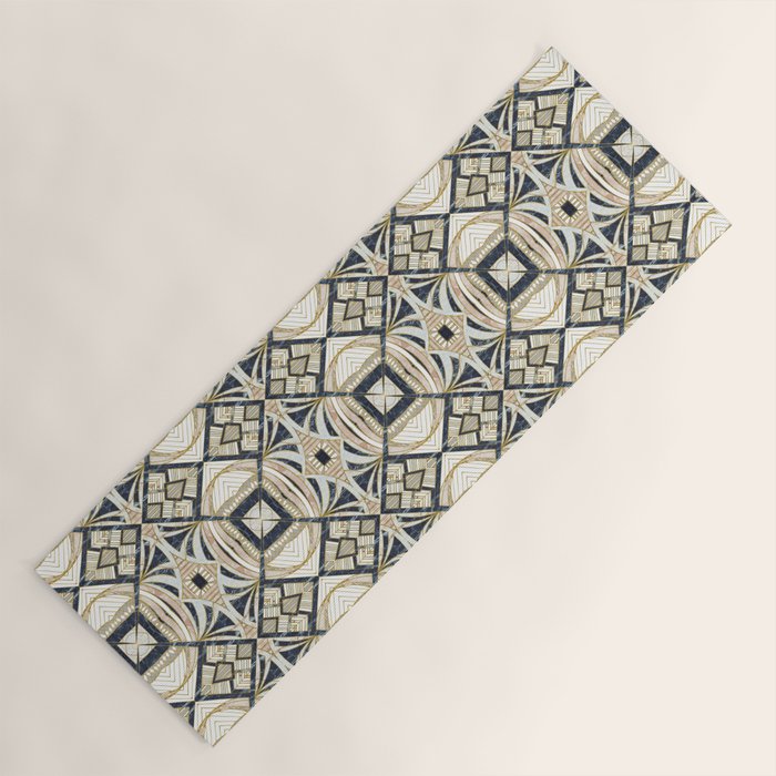 Mosaic marbled art deco II Yoga Mat Gallery Image 1