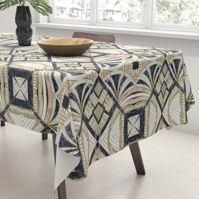 Mosaic marbled art deco II Tablecloth Gallery Image 3