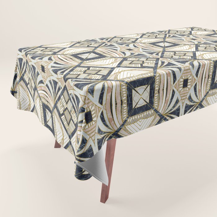 Mosaic marbled art deco II Tablecloth Gallery Image 1