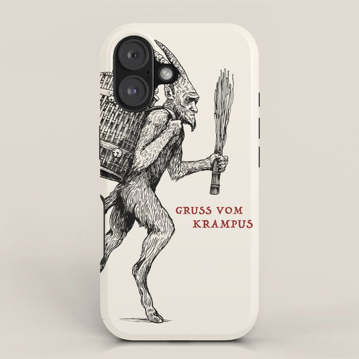 Gruss vom Krampus iPhone Case Gallery Image 1