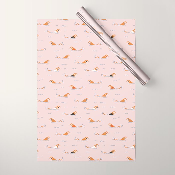 Swimming pool Wrapping Paper Gallery Image 1