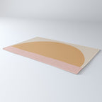 Minimal Retro Sunset - Earthy Neutral Rug Gallery Image 3