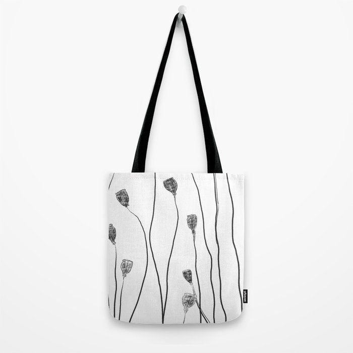 A group of poppy heads Tote Bag Gallery Image 2