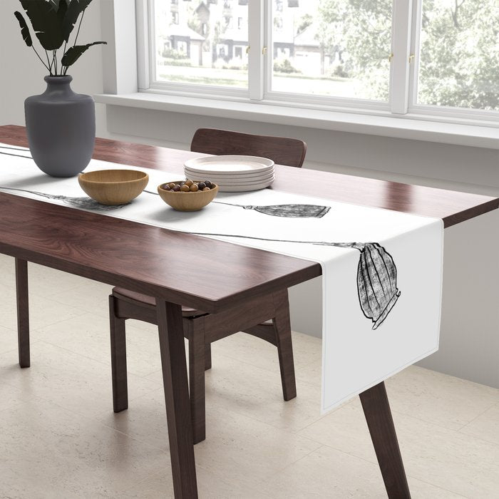 A group of poppy heads Table Runner Gallery Image 2