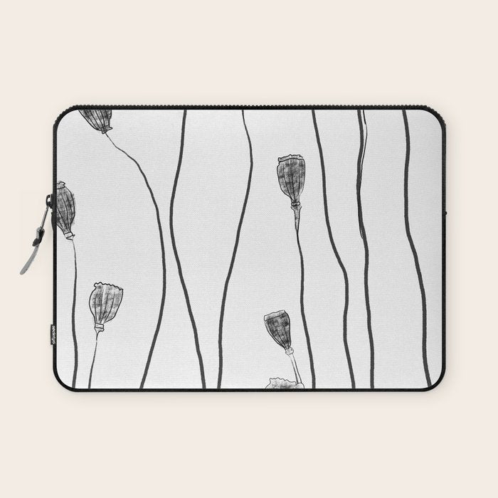 A group of poppy heads Laptop Sleeve Gallery Image 1