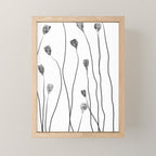 A group of poppy heads Mini Art Print Gallery Image 1