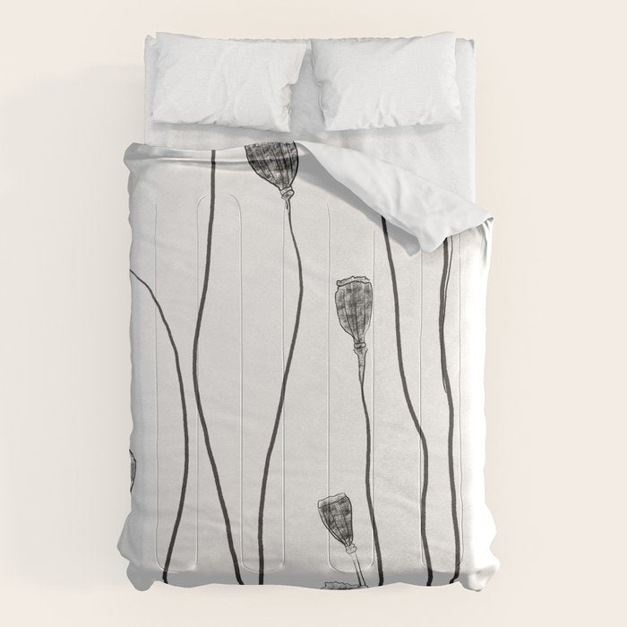 A group of poppy heads Comforter Gallery Image 6