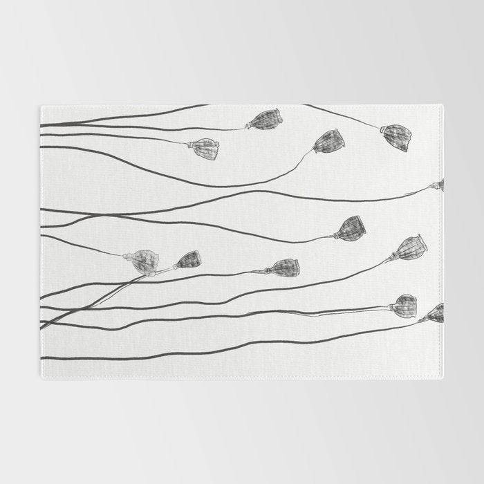 A group of poppy heads Rug Gallery Image 2