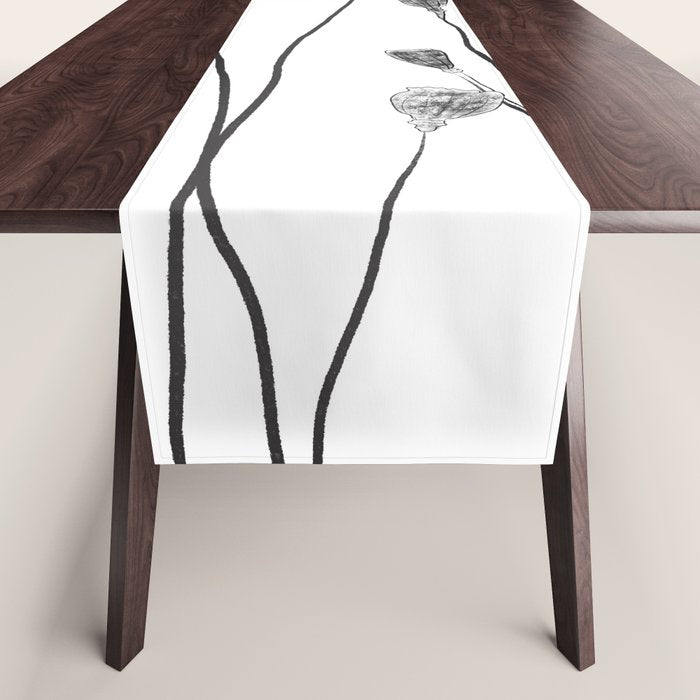 A group of poppy heads Table Runner Gallery Image 1