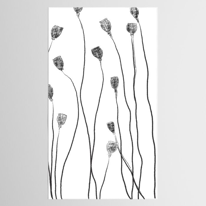 A group of poppy heads Tablecloth Gallery Image 2