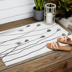 A group of poppy heads Outdoor Rug Gallery Image 2