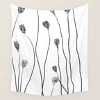 A group of poppy heads Wall Tapestry Gallery Image 4