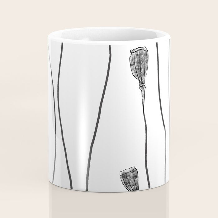 A group of poppy heads Coffee Mug Gallery Image 4