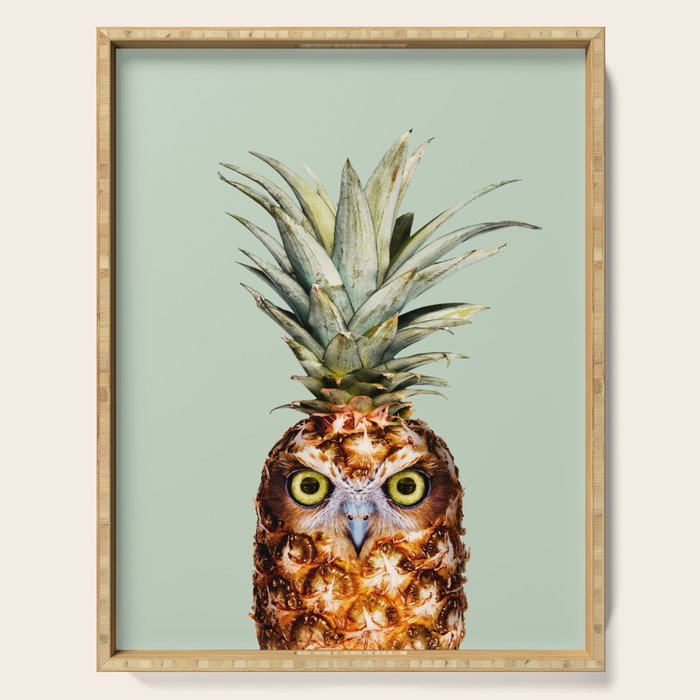 PINEAPPLE OWL Serving Tray Gallery Image 1