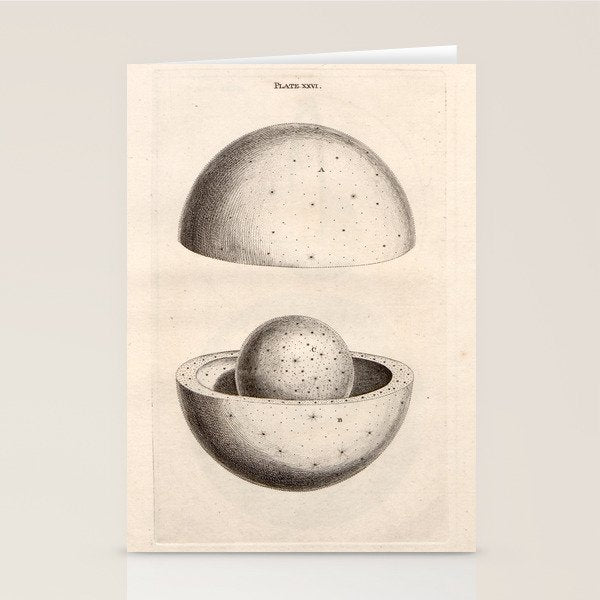 Art from Thomas Wright's "An Original Theory or New Hypothesis of the Universe," 1750 Stationery Card Gallery Image 1