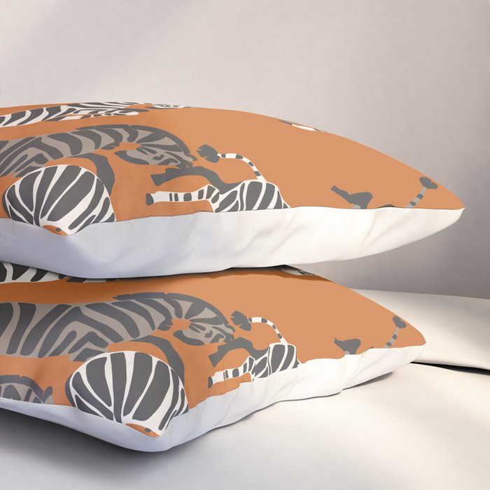 Zebra Race Pillow Sham Gallery Image 3