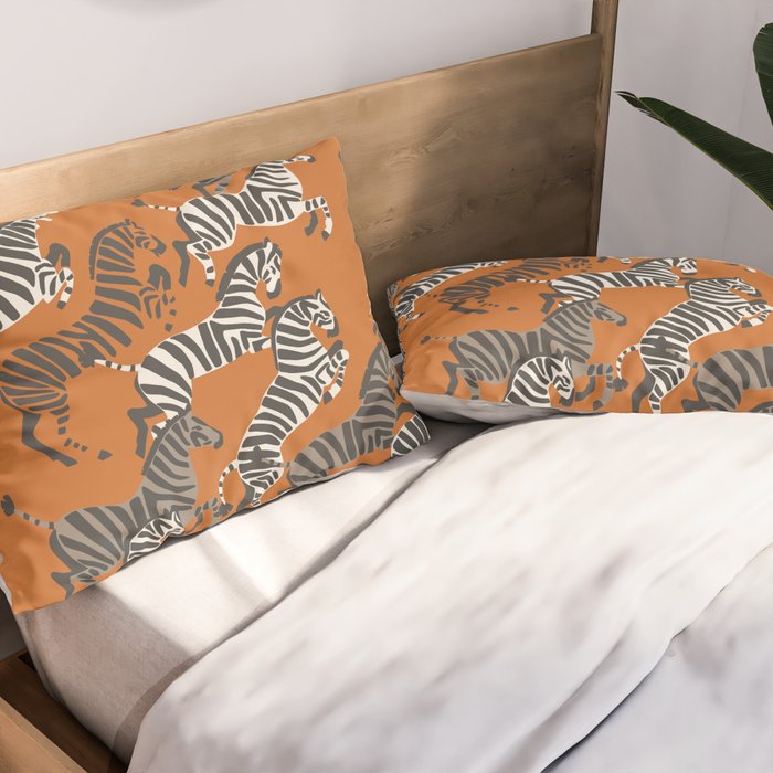 Zebra Race Pillow Sham Gallery Image 2