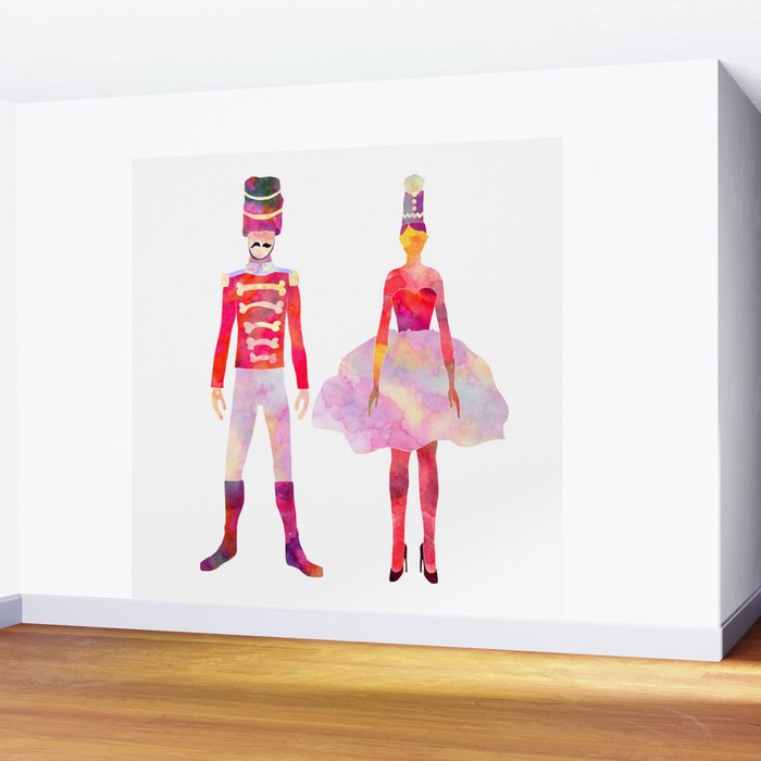 Nutcracker Ballet Wall Mural Gallery Image 2