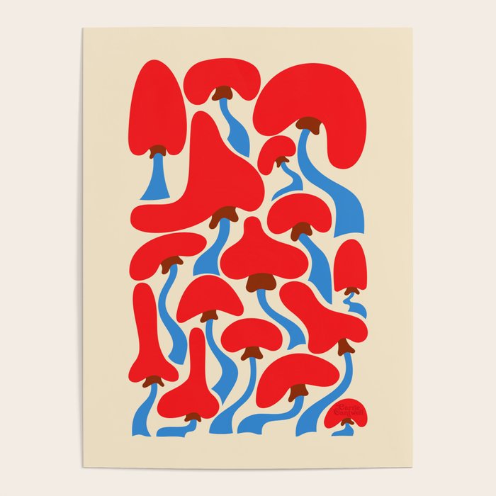 Groovy Mushrooms Poster Gallery Image 4
