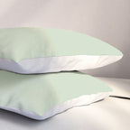 Light Pastel Kitchen Sage Solid Pillow Sham Gallery Image 3