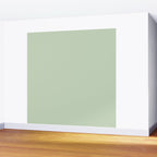 Light Pastel Kitchen Sage Solid Wall Mural Gallery Image 2