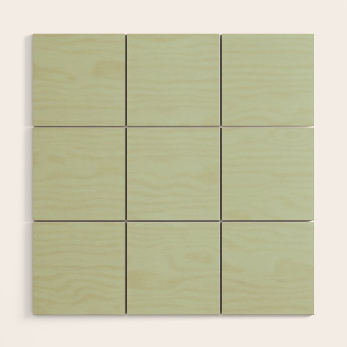 Light Pastel Kitchen Sage Solid Wood Wall Art Gallery Image 1