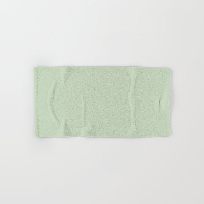 Light Pastel Kitchen Sage Solid Bath Towel Gallery Image 1