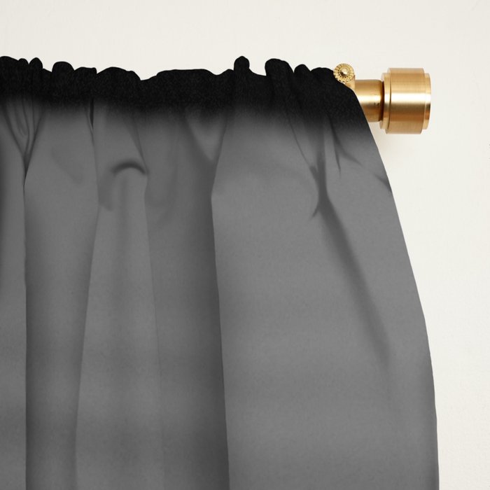 Zen water droplet in pool of water black and white inspirational photograph art print Window Curtain Gallery Image 2