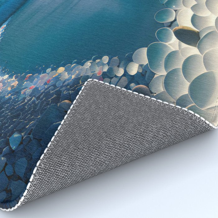 Ocean Moonlight Beach Prints Rug Gallery Image 4