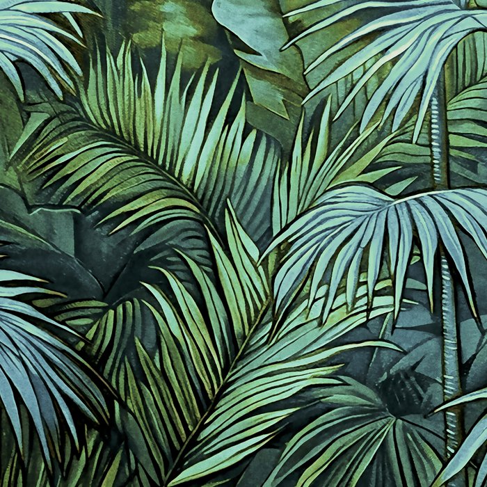 Mystic Jungle Tropical Hideaway Teal Green Coffee Mug Gallery Image 2