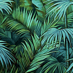 Mystic Jungle Tropical Hideaway Teal Green Coffee Mug Gallery Image 2