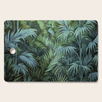 Mystic Jungle Tropical Hideaway Teal Green Cutting Board Gallery Image 1