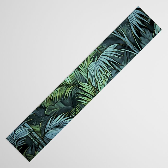 Mystic Jungle Tropical Hideaway Teal Green Table Runner Gallery Image 3