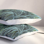 Mystic Jungle Tropical Hideaway Teal Green Pillow Sham Gallery Image 3