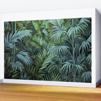 Mystic Jungle Tropical Hideaway Teal Green Wall Mural Gallery Image 2