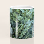 Mystic Jungle Tropical Hideaway Teal Green Coffee Mug Gallery Image 4