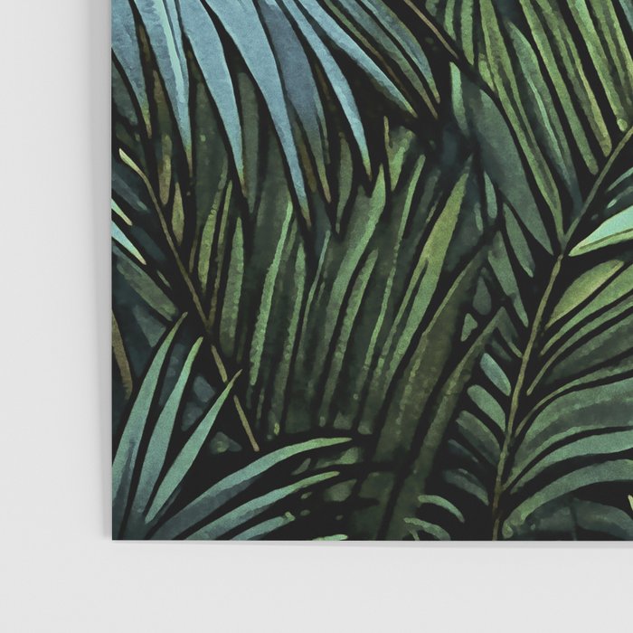 Mystic Jungle Tropical Hideaway Teal Green Poster Gallery Image 3