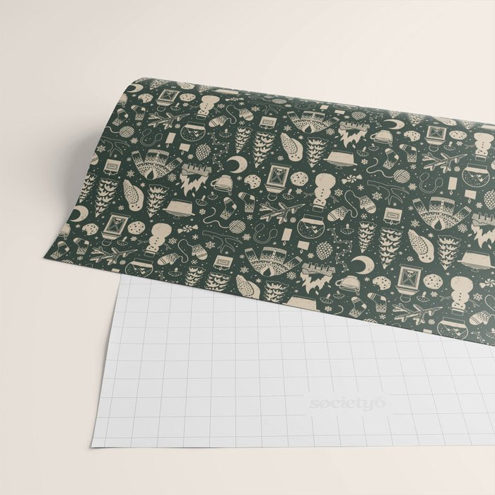 Winter Nights: Forest Wrapping Paper Gallery Image 2