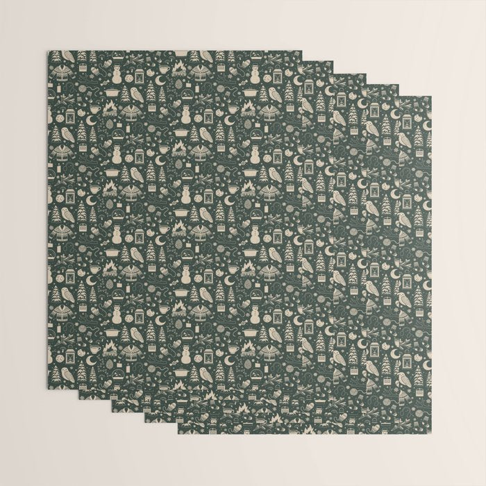 Winter Nights: Forest Wrapping Paper Gallery Image 3