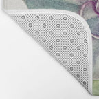 Succulents painted in watercolor Bath Mat Gallery Image 2
