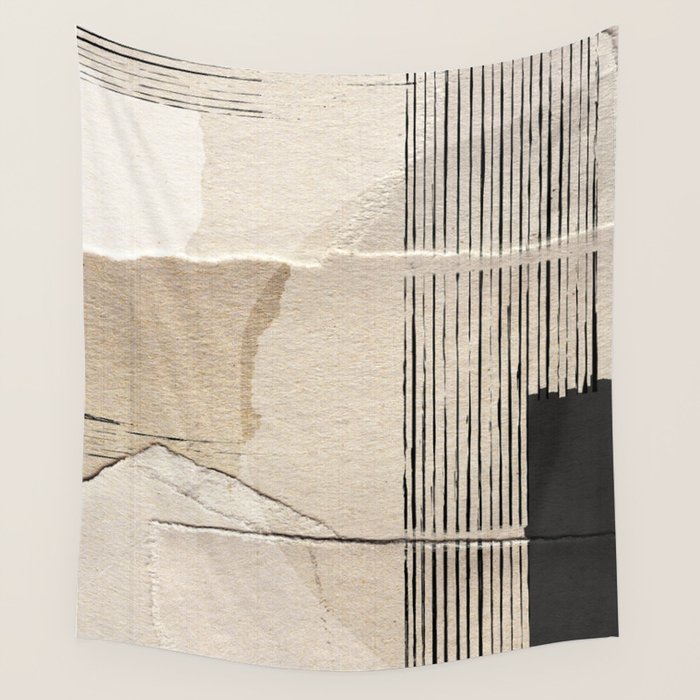 Paper Abstract Wall Tapestry Gallery Image 1