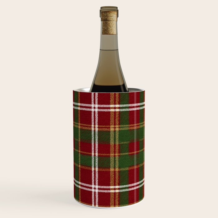 Classic Tartan Plaid Wine Chiller Gallery Image 2
